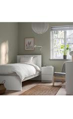 Perfecte staat eenpersoons bed, Ophalen, Zo goed als nieuw, Eenpersoons, Wit