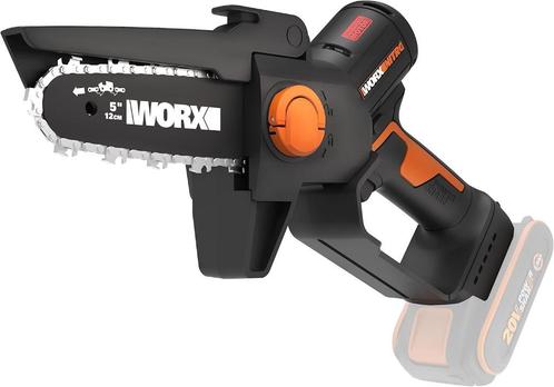WORX NITRO 20V draadloze mini-kettingzaag WG325E.9, Doe-het-zelf en Bouw, Gereedschap | Zaagmachines, Gebruikt, Kettingzaag, 70 mm of meer