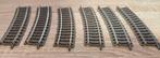6 x Fleischmann 6122 H0 Half gebogen rail Profi-rails, Ophalen of Verzenden, Zo goed als nieuw, Rails, Fleischmann