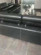 Lederen salon, Huis en Inrichting, Ophalen, Zo goed als nieuw