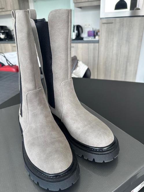 Laarzen in suède Oxmox - grijs/taupe -  36, Kleding | Dames, Schoenen, Nieuw, Lage of Enkellaarzen, Grijs, Ophalen of Verzenden