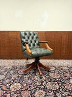 Klassiek Engels Chesterfield Bureaustoel, Ophalen of Verzenden