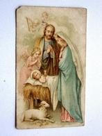 Ancienne carte de prière. St. Luc, ch. II, Enlèvement ou Envoi, Image pieuse