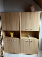 2 identieke kasten, Ophalen, Met plank(en), Gebruikt, 50 tot 100 cm