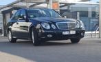 Mercedes-Benz E220 CDI, Auto's, Automaat, Zwart, Zwart, Leder