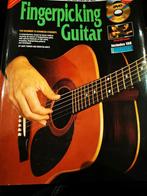 Vingereetting gitaar leerboek cd dvd en kaart als nieuw, Ophalen of Verzenden, Zo goed als nieuw, Les of Cursus, Gitaar