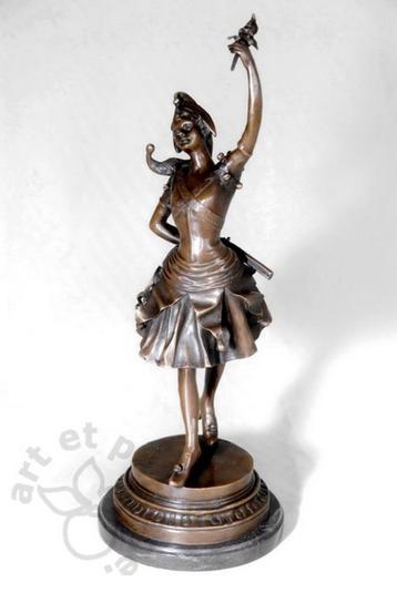 Art Deco - Prachtig sculptuur van Laffon Mollo. Brons. beschikbaar voor biedingen