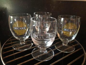 4 x  RICARD glas 