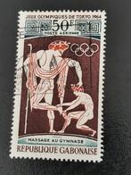Gabon 1964 - sport - atletiek - voetmassage Oude Grieken, Ophalen of Verzenden, Overige landen, Gestempeld