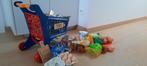 Winkelkarretje met inhoud, Kinderen en Baby's, Speelgoed | Speelkeukens, Ophalen, Gebruikt, Kunststof, Speelkeuken