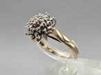 Gouden Vintage bi-color ring diamanten Ca: 1.00 ct. 2024/641, Handtassen en Accessoires, Antieke sieraden, Ophalen of Verzenden