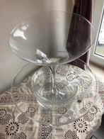 1 glazen schaal en een grote coupe exclusief, Antiek en Kunst, Ophalen