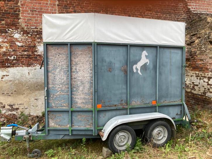 Van 1 place permis B, Dieren en Toebehoren, Paarden en Pony's | Trailers en Aanhangwagens, Gebruikt, 1-paards trailer, Ophalen