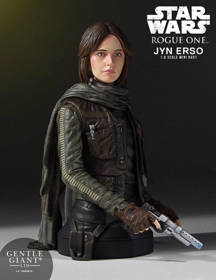 Star Wars: Rogue One - Jyn Erso Mini Bust, Verzamelen, Star Wars, Zo goed als nieuw, Ophalen of Verzenden