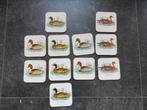 11 vintage onderleggers voor een glas déco eenden en kurk, Antiek en Kunst, Ophalen