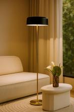 Lampadaire moderne avec abat-jour en métal noir, Enlèvement, Comme neuf, Métal