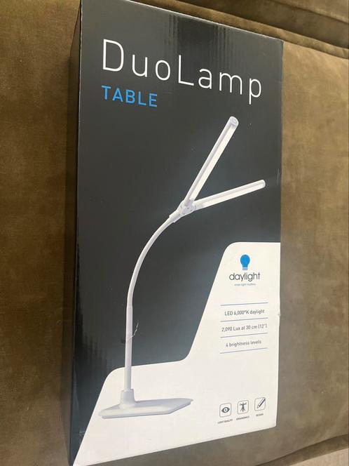 Daylight DuoLamp, Huis en Inrichting, Lampen | Tafellampen, Nieuw, 50 tot 75 cm, Kunststof, Ophalen of Verzenden
