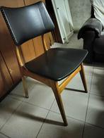 set van zes vintage stoelen, Ophalen, Gebruikt, Zwart, Vintage