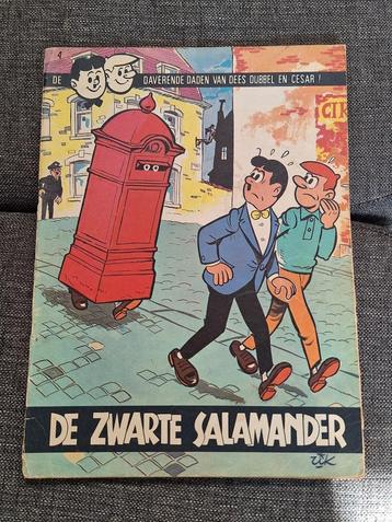 Rik Dees Dubbel 4 - De zwarte salamander (Het Volk 1966) beschikbaar voor biedingen