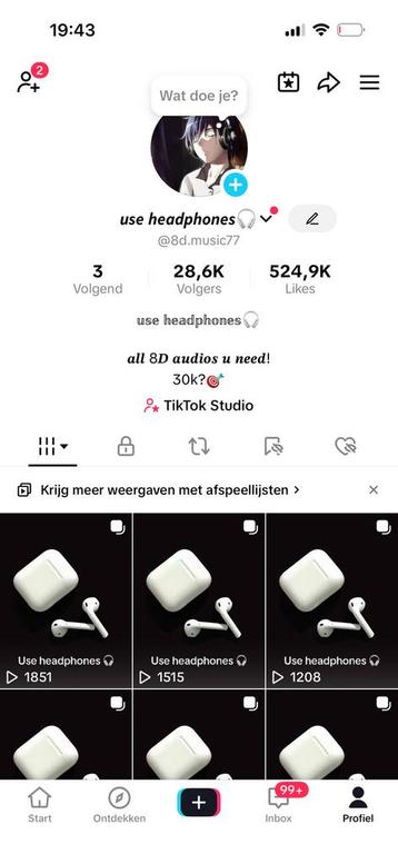 Tiktok 29k beschikbaar voor biedingen