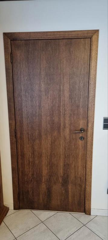 Eiken binnendeuren, Doe-het-zelf en Bouw, Deuren en Vliegenramen, Ophalen, Zo goed als nieuw, Hout, Binnendeur