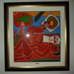 TOP: kleurenlitho Corneille: Grand nu rouge... - 1997, Antiek en Kunst, Ophalen