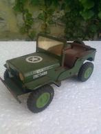 Ancien jouet en tôle 'jeep willys, Enlèvement ou Envoi
