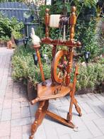 Antiek spinnewiel, Ophalen, Niet werkend, Spinnewiel