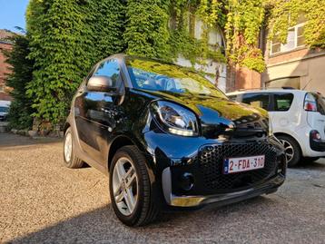 2021 Smart EQ For Two Cabriolet 100% électrique 51.000km, Argent ou Gris, Achat, Euro 6, Noir