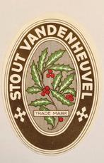 Stout Vandenheuvel Etiquette Label 13, Verzamelen, Verzenden, Zo goed als nieuw, Overige typen