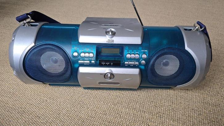 JVC Boombox Vintage, Audio, Tv en Foto, Walkmans, Discmans en Minidiscspelers, Overige typen, Ophalen