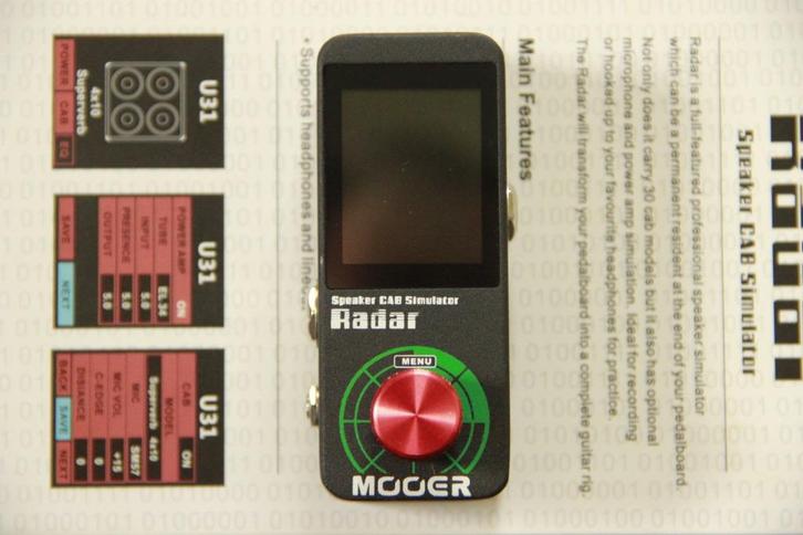 Mooer Radar speaker simulator, Muziek en Instrumenten, Effecten, Zo goed als nieuw, Ophalen of Verzenden