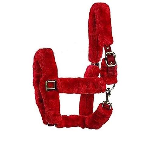 Cheval Elico Kingston Halter  rembourré rouge duveteux, Animaux & Accessoires, Chevaux & Poneys | Brides & Harnachement, Neuf