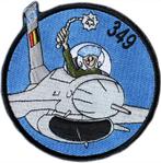 349 Sqn - Old Mace - patch, Envoi, Armée de l'air, Emblème ou Badge