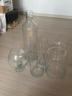 Vazen in glas, Huis en Inrichting, Woonaccessoires | Vazen, Ophalen, Glas