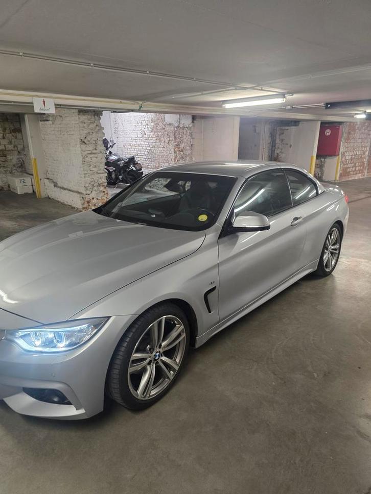 BMW 420d cabrio, Auto's, BMW, Particulier, 4 Reeks, Lederen bekleding, Zetelverwarming, Diesel, Euro 6, 2 deurs, Automaat, Zwart