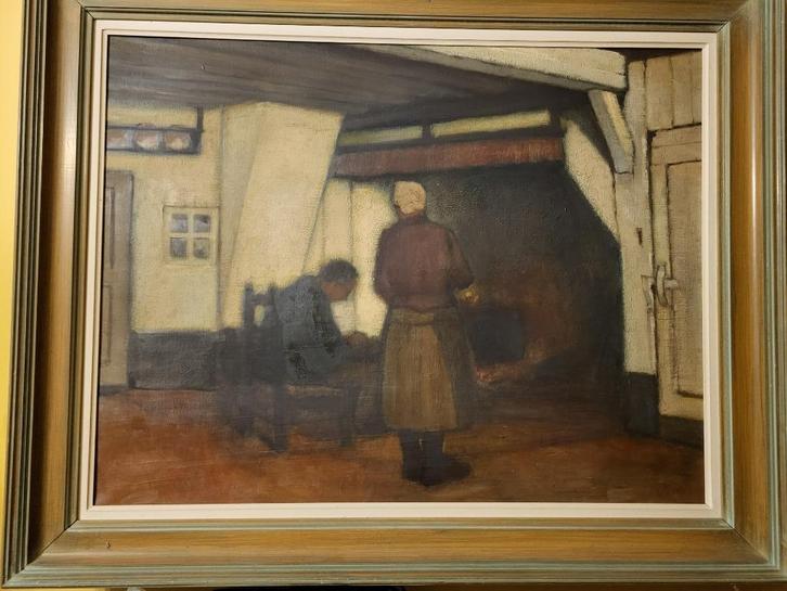 Schilderij, Antiek en Kunst, Kunst | Schilderijen | Klassiek, Ophalen