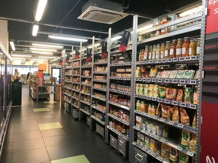 Étagère métallique pour magasin d'alimentation (rayonnage), Maison & Meubles, Accessoires pour la Maison | Étagères, Neuf