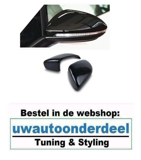 Vw Golf 7 Glans Zwart Spiegelkappen GTI TDI R20 GTE, Auto-onderdelen, Overige Auto-onderdelen, Volkswagen, Nieuw, Ophalen of Verzenden