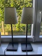 Deux lames de nuit / table, Maison & Meubles, Lampes | Lampes de table, Comme neuf, Modern, Enlèvement, Moins de 50 cm