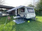 Mooie Caravan met stapelbedje B rijbewijs, Caravans en Kamperen, Home-car, Luifel, Particulier, 2 aparte bedden