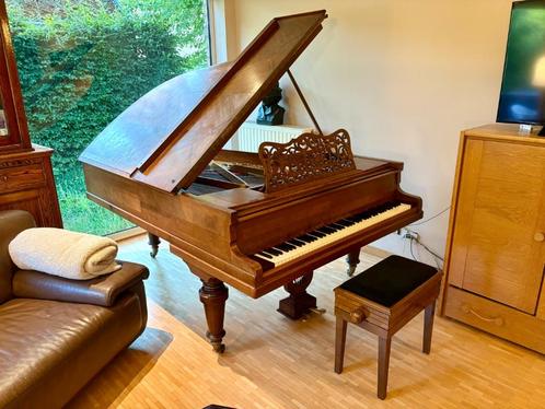 Vleugelpiano Pleyel, Muziek en Instrumenten, Piano's, Gebruikt, Piano, Bruin, Ophalen