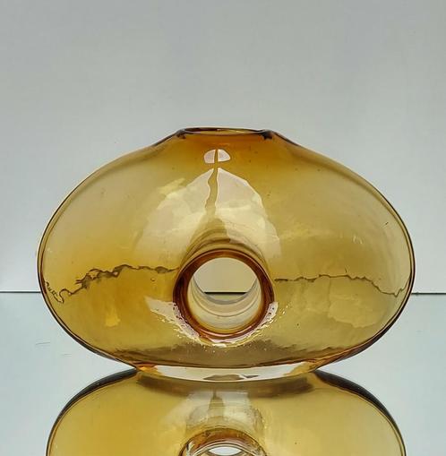 Vase en verre Margie's Garden, années 1970., Antiquités & Art, Antiquités | Verre & Cristal, Enlèvement ou Envoi