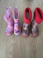 2 paar meisjes laarzen maat 26, Kinderen en Baby's, Kinderkleding | Schoenen en Sokken, Ophalen, Gebruikt, Meisje, Laarzen