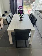 Eettafel met 6 stoelen, Ophalen