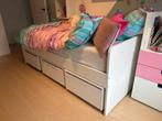 1 lit enfant avec espace de rangement - blanc - ikea, Maison & Meubles, Enlèvement, Blanc