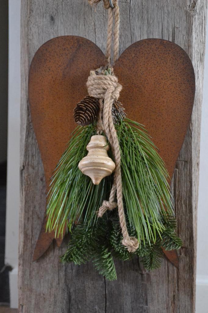 Kerst Toef / Kunsttoef incl. Koord/houten klos, Diversen, Kerst, Nieuw, Ophalen of Verzenden