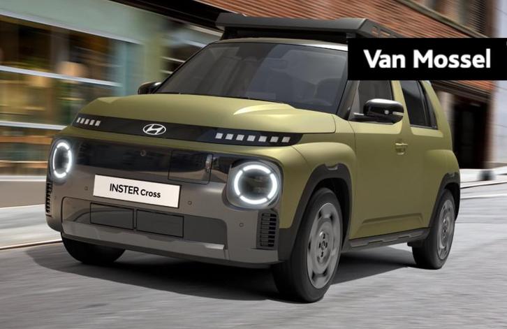 Hyundai Inster 49 kWh FWD Cross ROOF RACK, Auto's, Hyundai, Bedrijf, Te koop, Overige modellen, 360° camera, Airconditioning, Bluetooth
