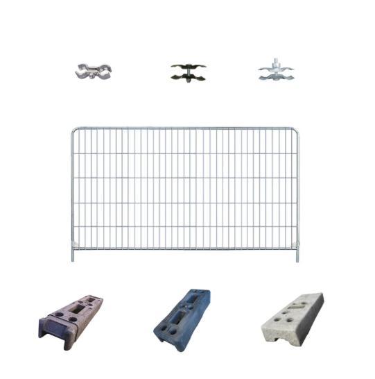 Pack Clôtures RT Standard + Socles & Brides – 30 / 60 pcs, Bricolage & Construction, Serrurerie de bâtiment & Dispositif de fermeture