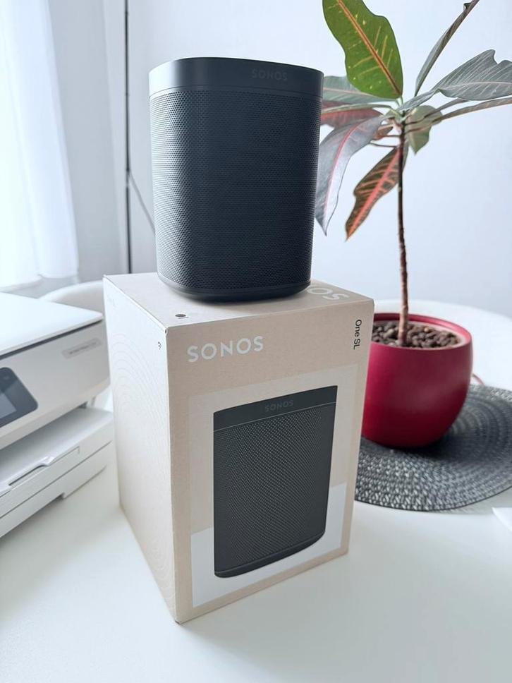 Sonos One SL (gen 2)comme neuf – Boîte complète, TV, Hi-fi & Vidéo, Enceintes, Comme neuf, Enlèvement